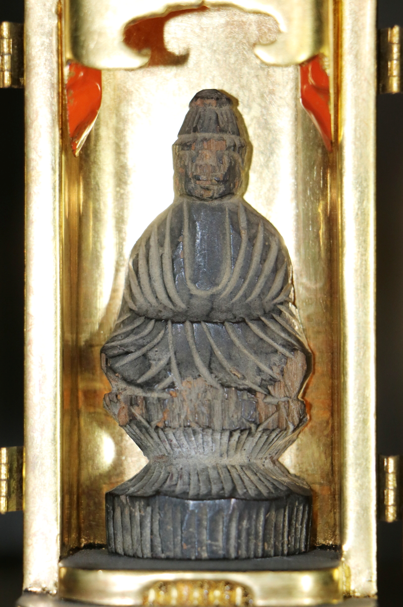 円空作仏像三体